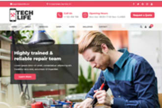 create your mobile and computer repair website