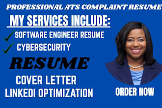 write cybersecurity soc analyst, grc, network security architect and IT resume