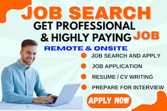 professionally job search recruit apply remote onsite 1000 jobs resume writing