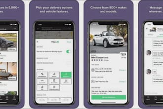 develop car rental app,taxi rental marketplace app, website, car marketplace app