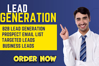 do b2b lead generation, linkedin lead generation and build a prospect email list