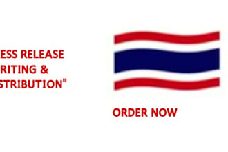 do thailand press release writing and distribution to their media outlets