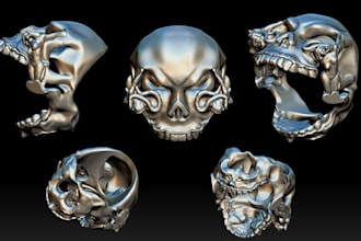 sculpt 3d jewelry design, 3d bas relief, 3d medallion, necklace ring 3d printing