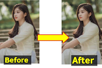 resize your image to a higher resolution and enhance,upscale low quality photos