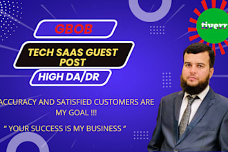 do saas backlinks via saas guest post, link insertion on high da saas website
