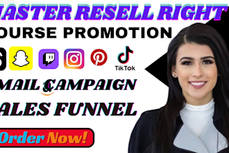promote master resell rights, master resell right, with email marketing strategy