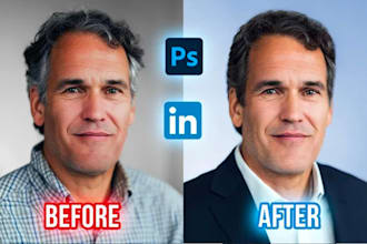retouch your business headshot photo for CV and linkedin