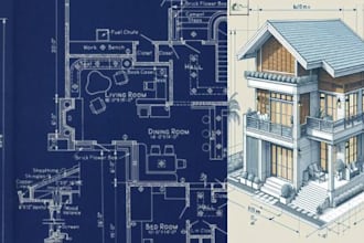 design photorealistic 3ds max  pool permit model luxury blueprint villa plan