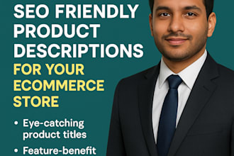 write SEO product descriptions for amazon and shopify