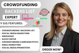 generate crowdfunding backers list for your kickstarter indiegogo and gofundme