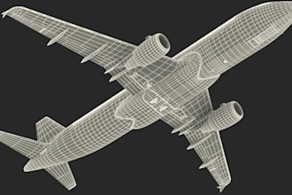 3d aircraft drone airplane model military aircraft, helicopter, 3d car modelling