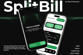 create clean and modern UI UX design for your website or mobile app
