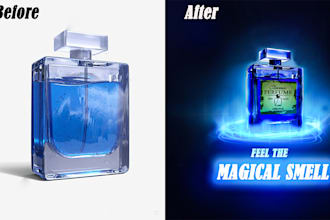 high end retouch on product photos