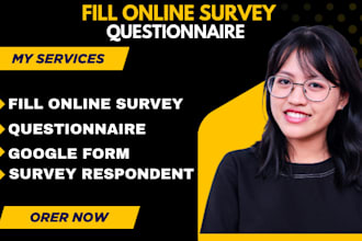 fill online survey google form questionaire to targeted 1000 UK US respondent