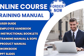 write training  manual instructional manual employee handbook product manual ppt