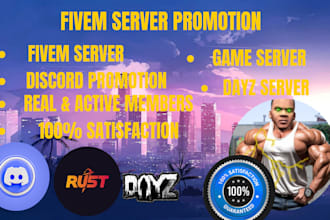 do superfast fivem server promotion, discord server promotion, discord mass dm