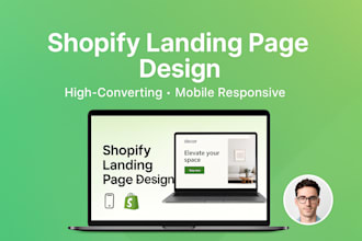 clone or build shopify product landing page design in pagefly, gempages, replo