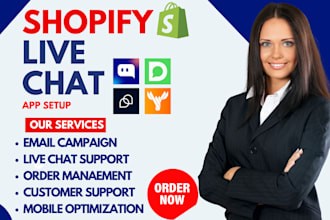 setup shopify live chat chatty tidio  moose chatway willdesk dondy whatflow