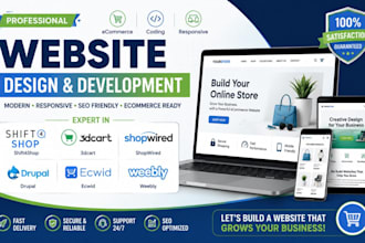 build shift4shop 3dcart shopwired drupal store ecwid weebly website SEO design
