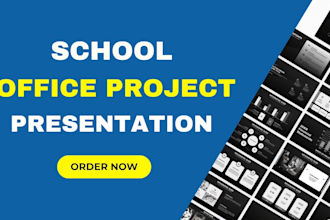 create powerpoint presentation design for school and office presentation design