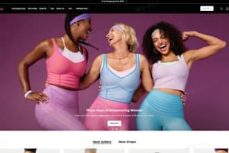 build activewear clothing store clothing website activewear store