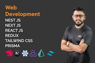 develop nest js rest api prisma typescript next js