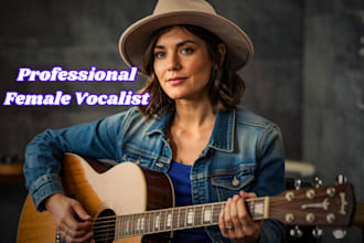 sing country pop song, alt country, bluegrass music, banjo, violin, recording