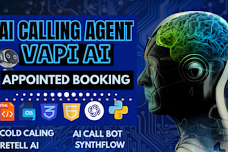 setup vapi ai calling agent, ai sales agent, ai voice calling agent, retell ai