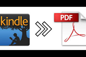 convert your kindle books to PDF and ms word