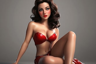 design pin up art and pin up girl illustration