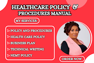 write nemt healthcare policy and procedure manual, employee handbook