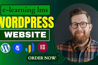 make wordpress elearning lms website with learndash tutor lms learnpress