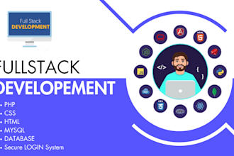 develop custom PHP js mysql websites with responsive design