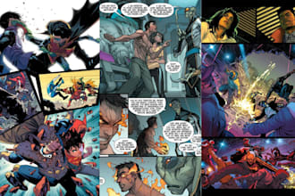 graphic novel comic book illustration comic page comic cover cartoon character