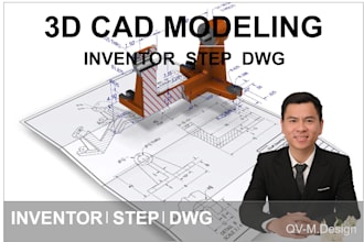 create 3d cad models and technical drawings for manufacturing