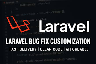 develop or fix laravel, PHP, or codeigniter web applications