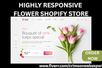 shopify store flower website flower store flower flower shopify