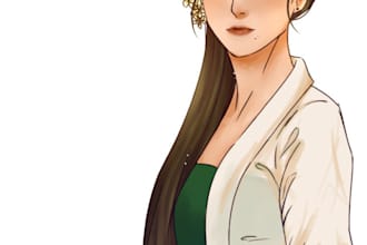 draw you or your oc into my anime artstyle illustration