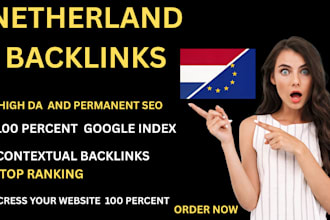make  60 high quality  dutch link building seo nl   backlinks netherlands site