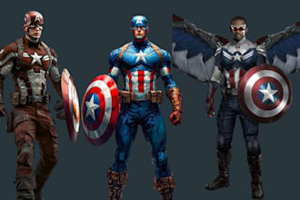 sculpt 3d models metahuman game character hyper realistic human avater animation