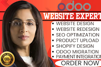 build odoo website design odoo erp odoo ecommerce website odoo SEO redesign