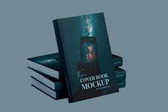 do kindle cover design, paperback, book cover design and hardcover design