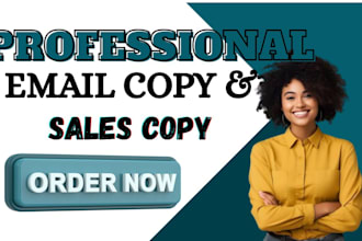 write, develop convert sales copy for you sales page landing page and cold email
