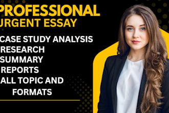 do professionally urgent essay writing as an essay writer