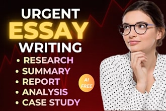 do urgent essay writing as an essay writer