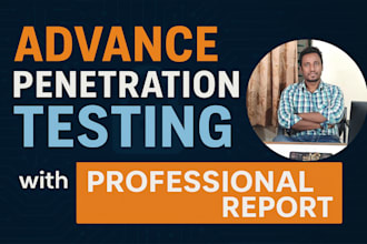 do penetration testing and vulnerability assessments on website with pro report