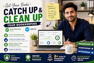 catch up and clean up your quickbooks and xero bookkeeping