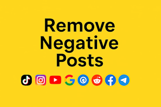 takedown delete remove harassing defamatory harmful negative posts social media
