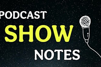 which a viral podcast and show notes for you in 18hrs