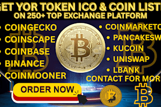 do quick token listing, ico listing, meme coin listing, coinmarketcap, coingecko